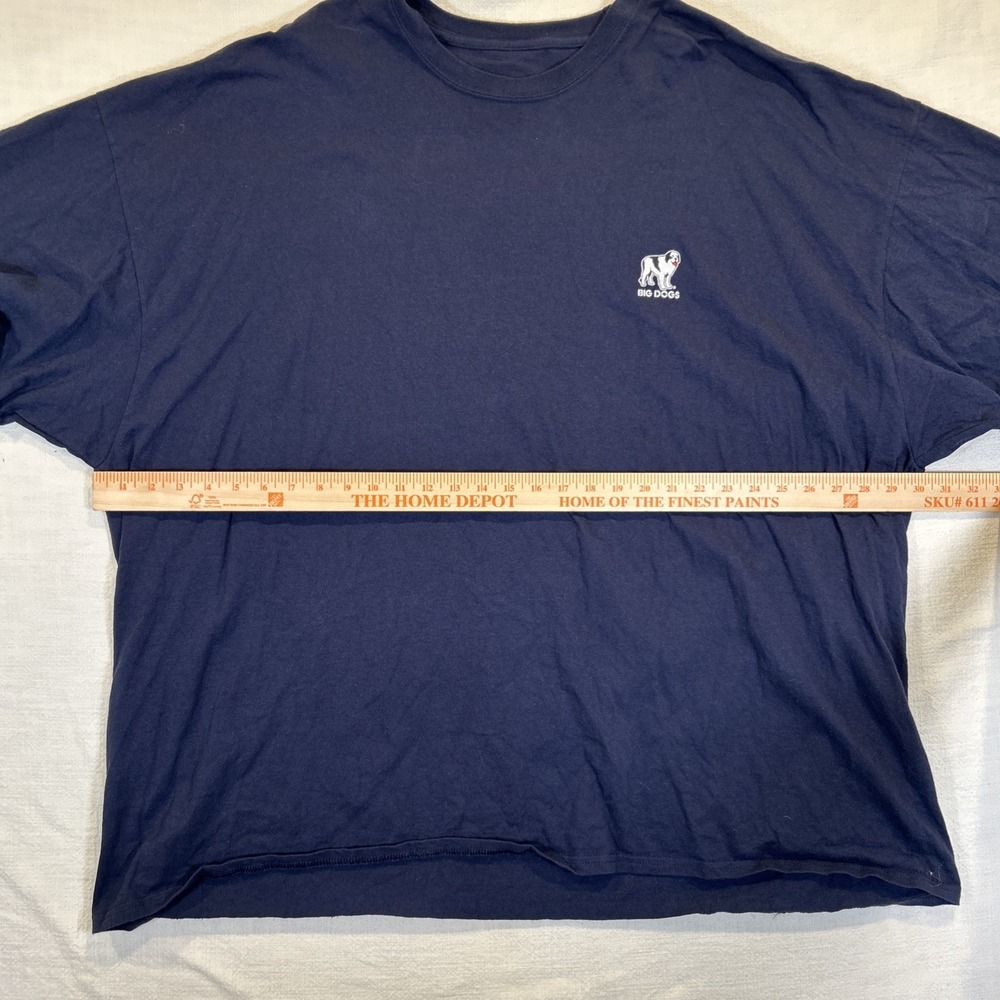 Big Dogs Men's 5XL Blue Authentic Shirt 'Attitude is Everything' 100% Cotton - Picture 6 of 8